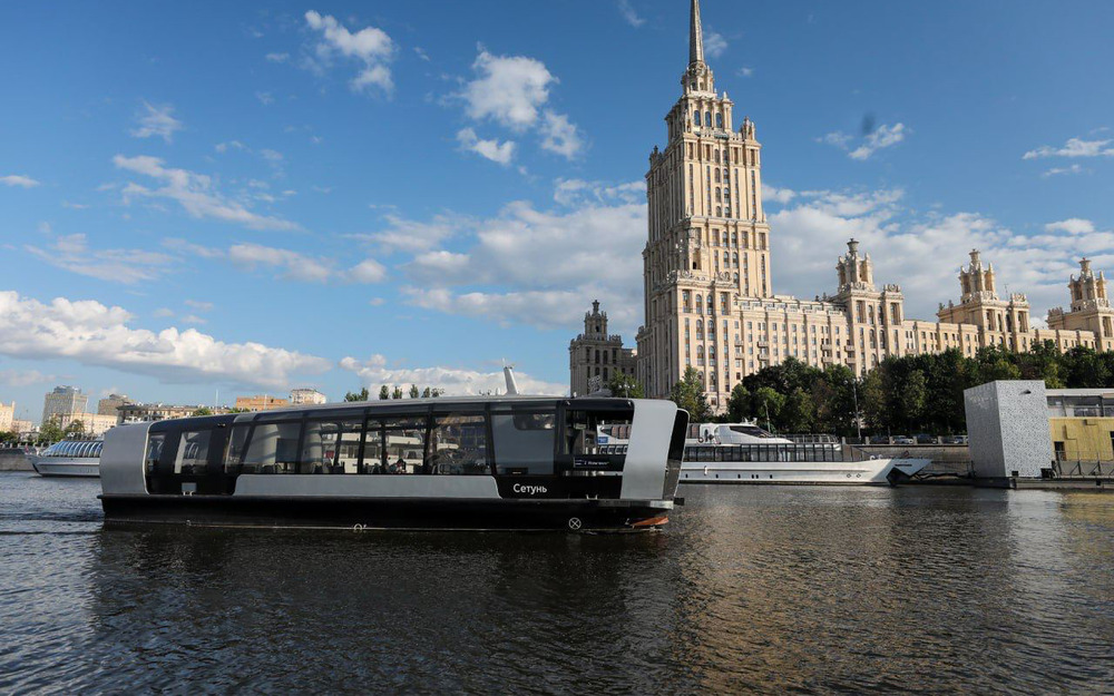 В Москве открыли первый в мире речной маршрут электротранспорта
