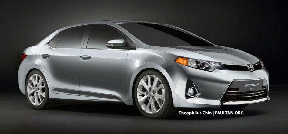 Новая Toyota Corolla - первые рендеры