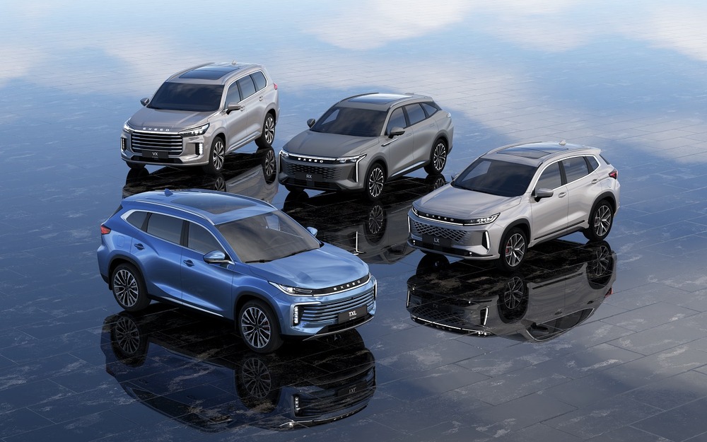 Автомобили бренда EXEED