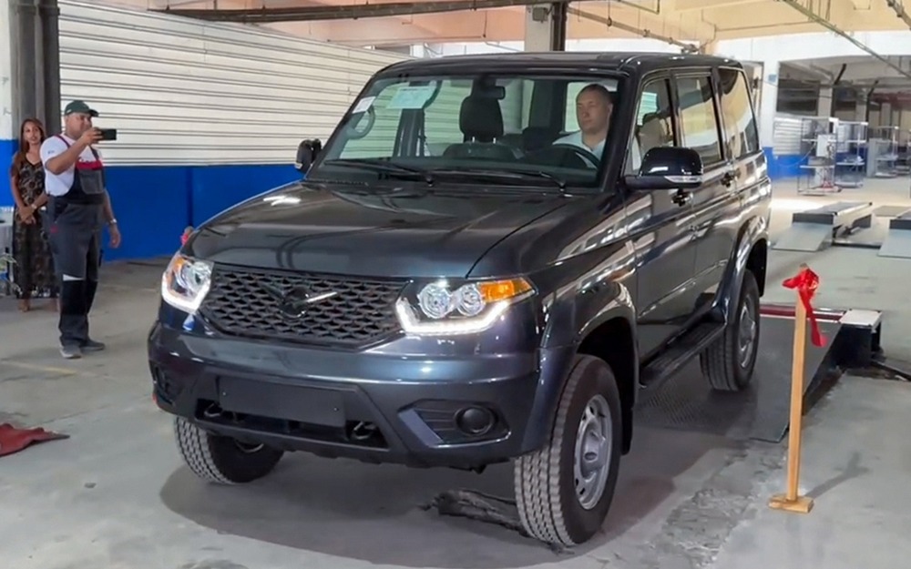 Гавана, 5 апреля 2025 года. Церемония съезда первого собранного на Кубе автомобиля УАЗ