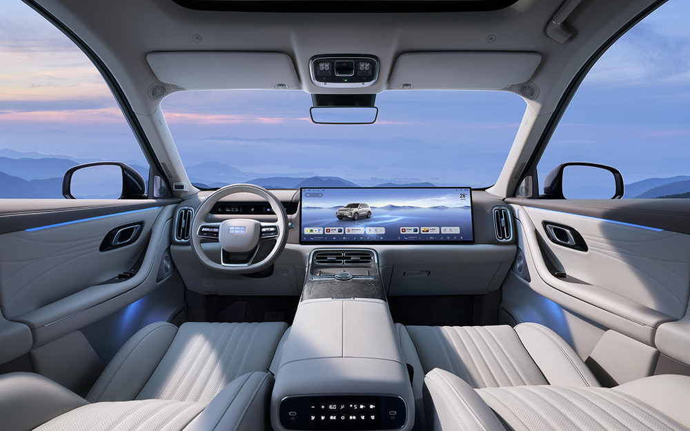Интерьер Geely Galaxy M9