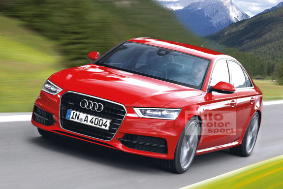 Audi A4 нового поколения получит более мускулистый и аэродинамичный кузов