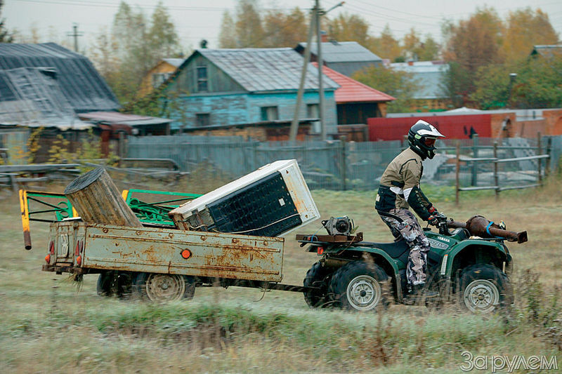 YAMAHA YFM450FWA Grizzly, утилитарный ATV