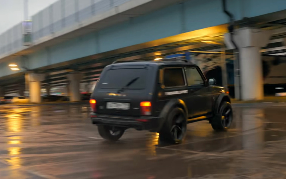 Нива с двигателем BMW - идеальный дрифт