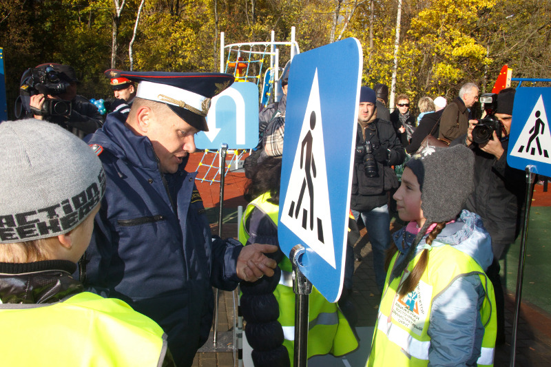 В парке «Сокольники» появился детский автогородок