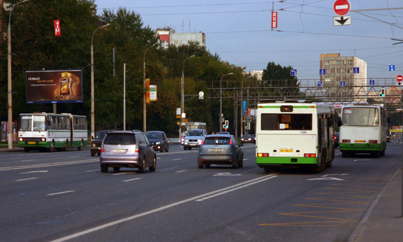 В Москве на автомобилях добираться быстрее, чем на общественном транспорте