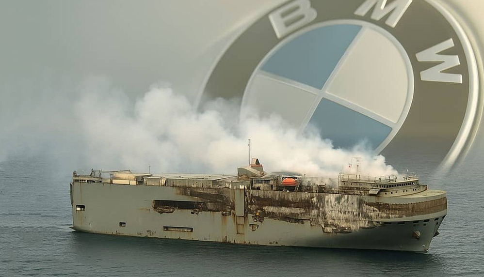 260 BMW на горевшем судне продаже не подлежат. Хотя и не пострадали