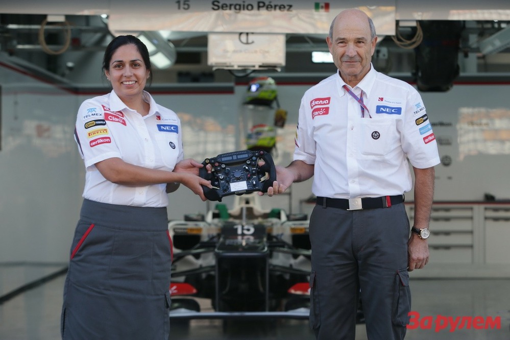 У руля Sauber F1 - первая женщина-рукводитель в Формуле 1