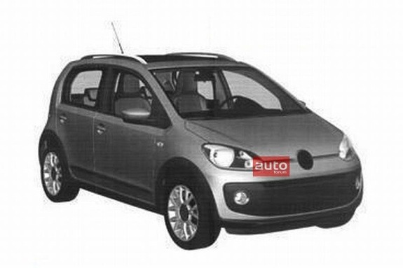 В Сеть просочились первые изображения пятидверного VW up!