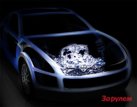 Subaru показала тизер заднеприводного спортивного авто 