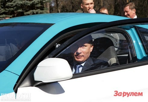 Владимир Путин становится национальным тест-пилотом