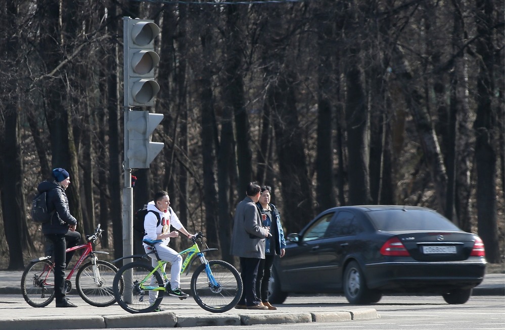 В Москве установят светофоры для велосипедистов 