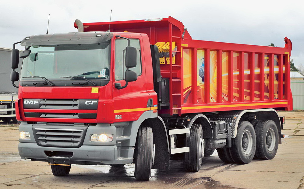Самосвалы DAF CF: проверено Россией