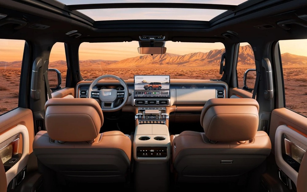 Интерьер Geely Galaxy Cruiser 700
