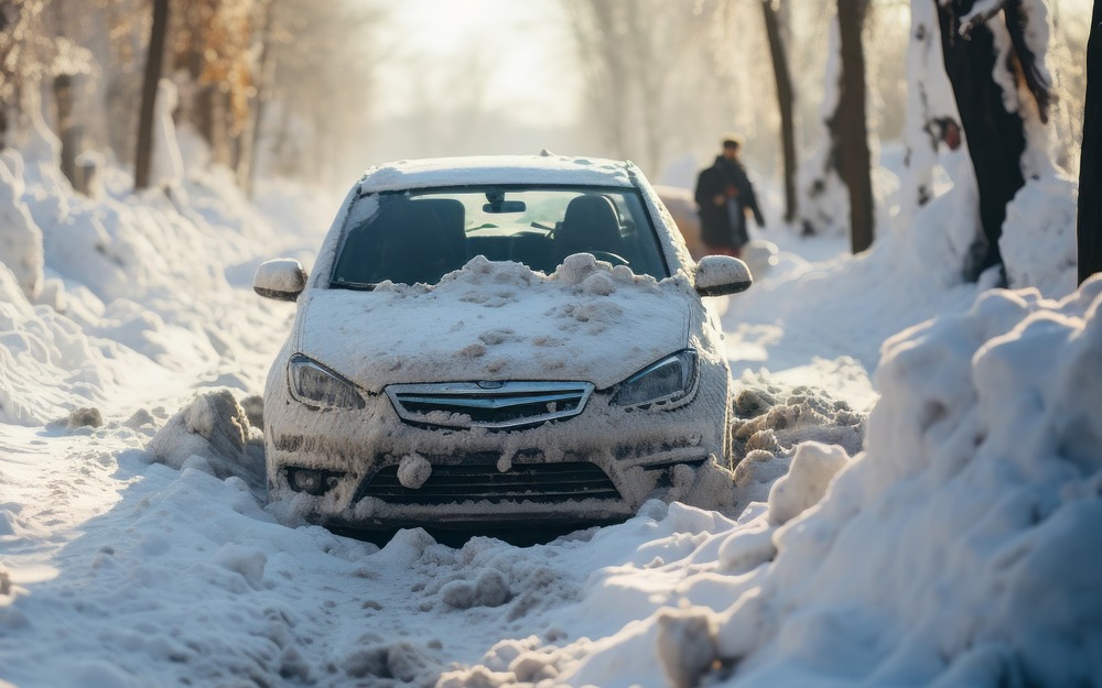 Как вызволить застрявший в снегу автомобиль