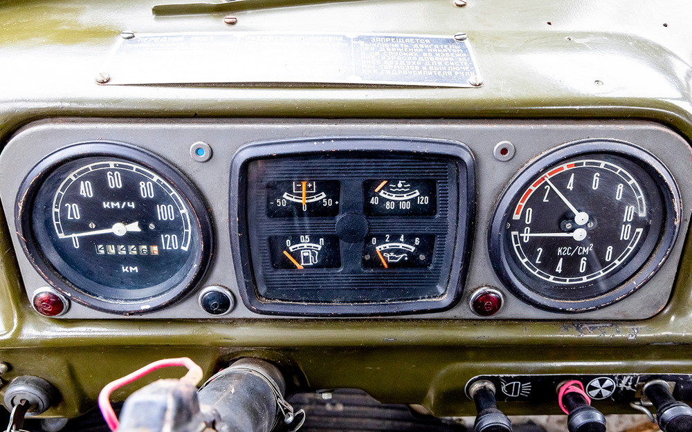 Набор приборов - стандартный, унифицированный с комбинацией ЗИЛ‑130.