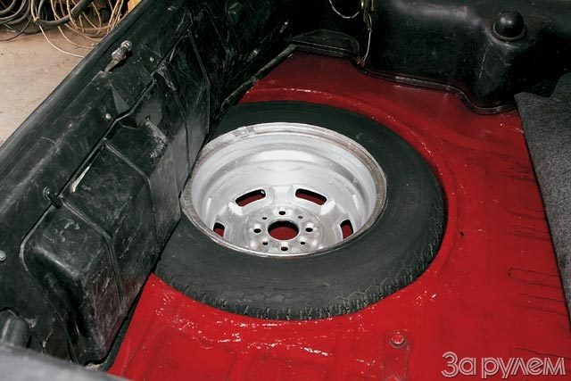 ИЖ-2126. Погребок для запаски