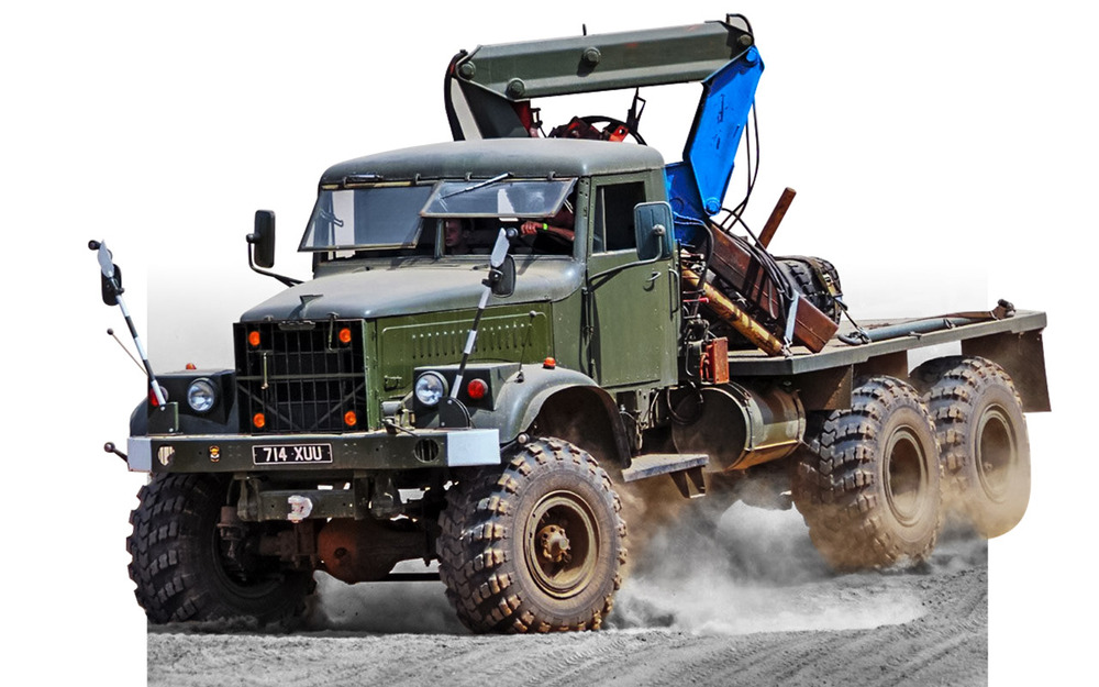 КрАЗ-236 - в Британии Belaz 256В