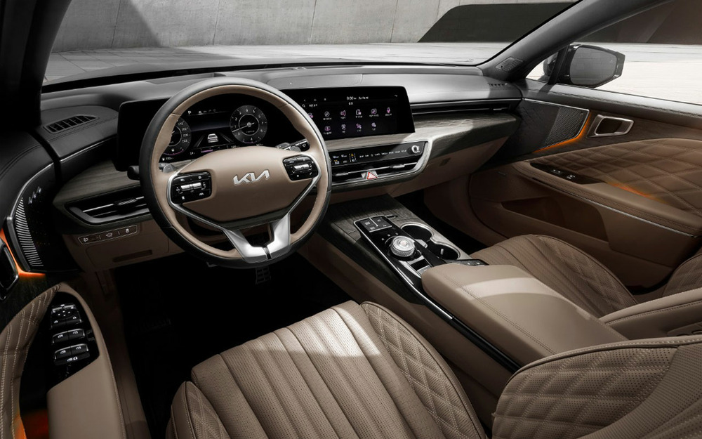 Kia K8 - официальные фото салона