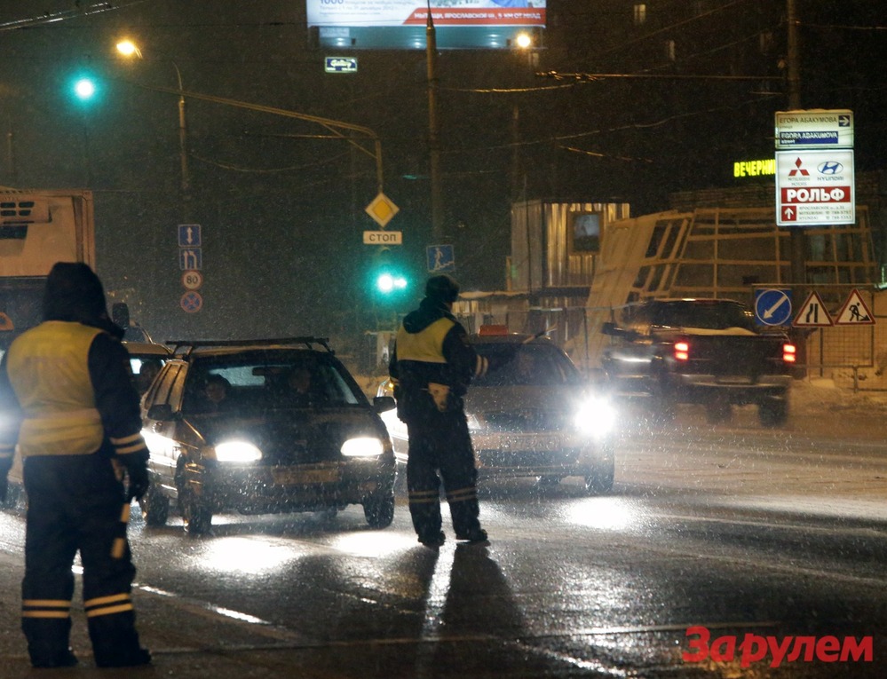 В праздники резко возросло число пьяных за рулем