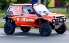 280-сильную Ниву Sport Turbo засняли на дороге!