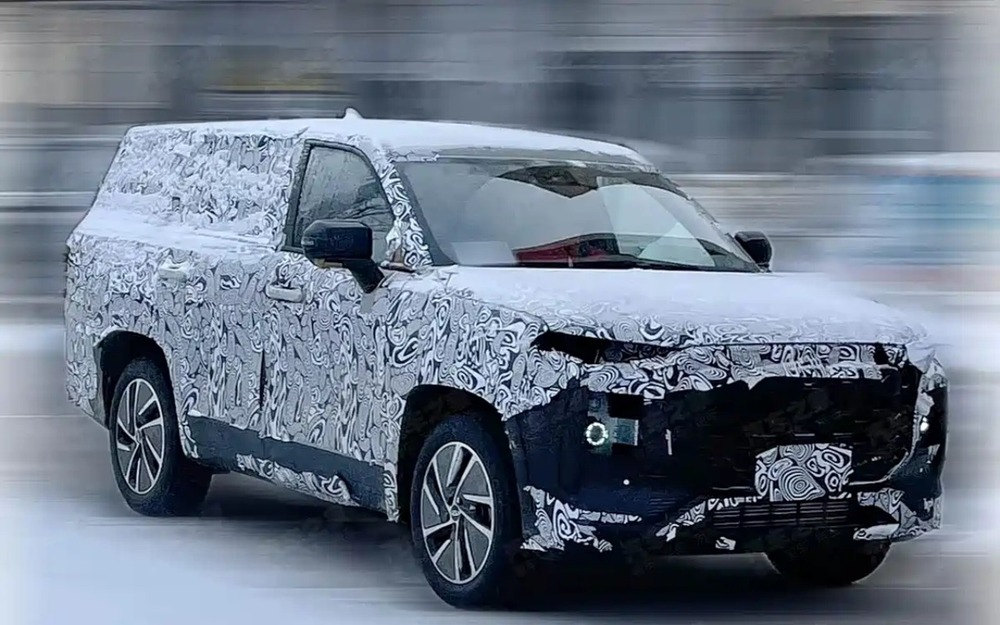 Шпионские фотографии нового внедорожника Chery