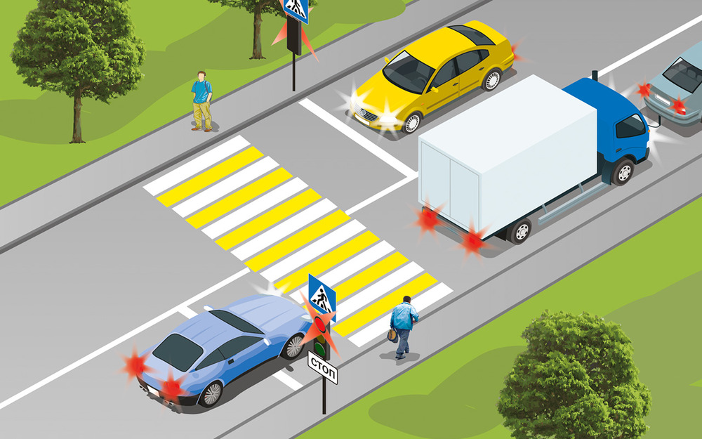 Заезд за стоп-линию - всегда ли это нарушение