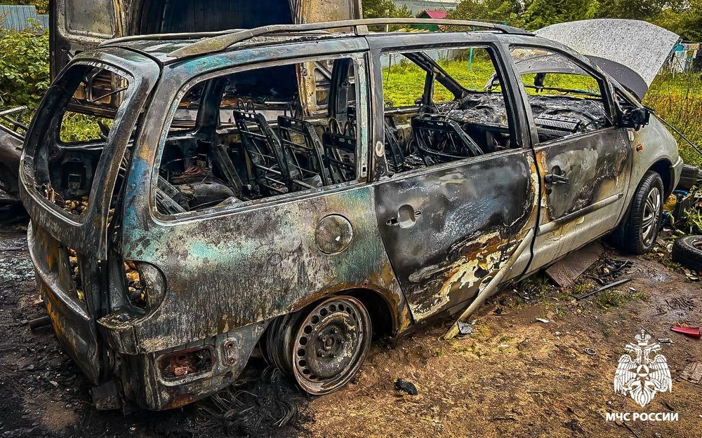 Поиграл со спичками: школьник случайно сжег две машины