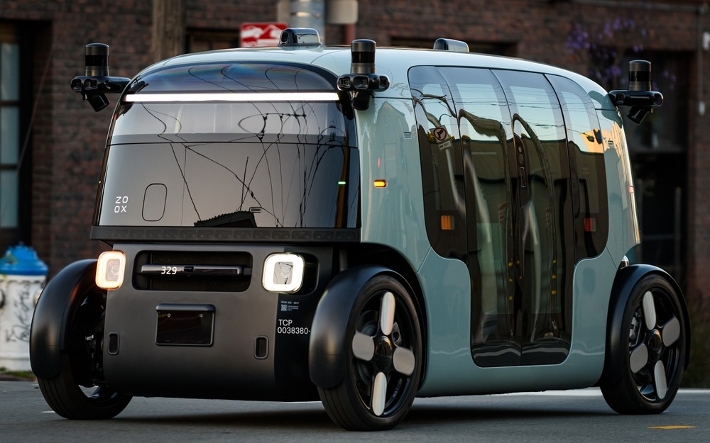 Роботакси Zoox в Сан-Франциско, май 2025 года