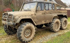 Доработанный УАЗ Hunter 6x6 с «сердцем» от Toyota продают дорого, но это, как посмотреть