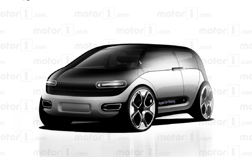 Так, по мнению дизайнеров Motor1, может выглядеть автономный электромобиль Apple