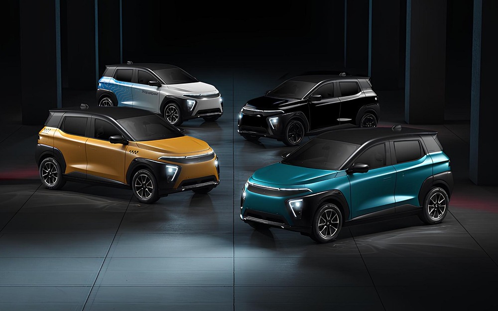 Раскрыты версии и цвета кузова электромобиля Атом