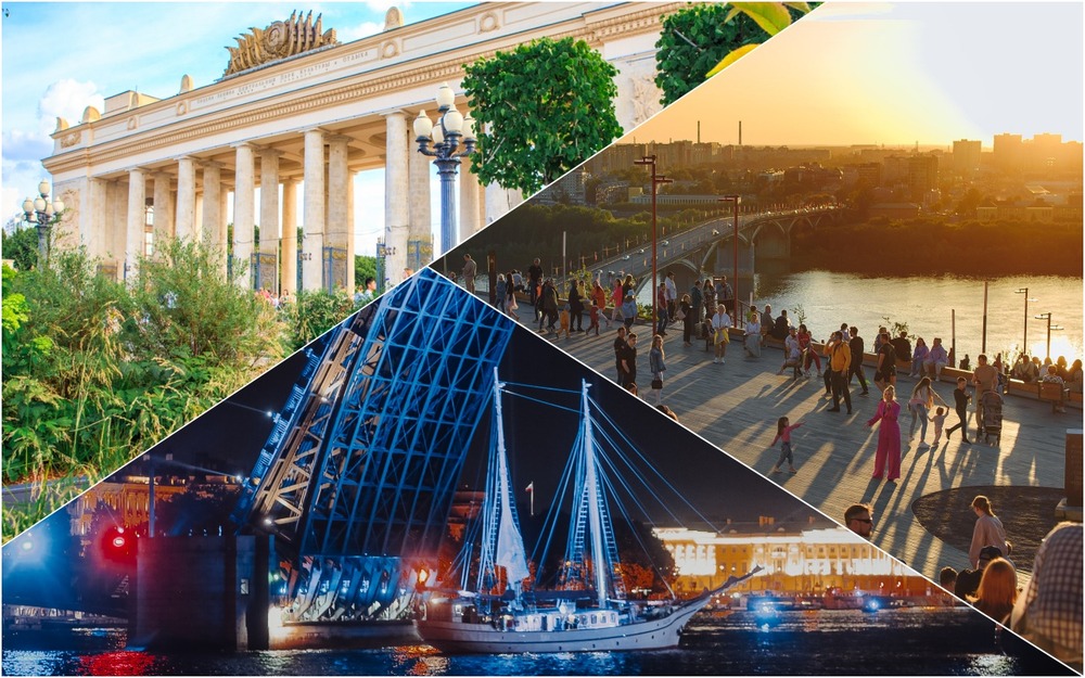 Москва, Санкт‑Петербург и Нижний Новгород открыли летний турсезон