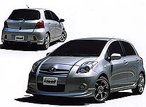 SUN создает аэродинамические комплектующие к новому Toyota Vitz
