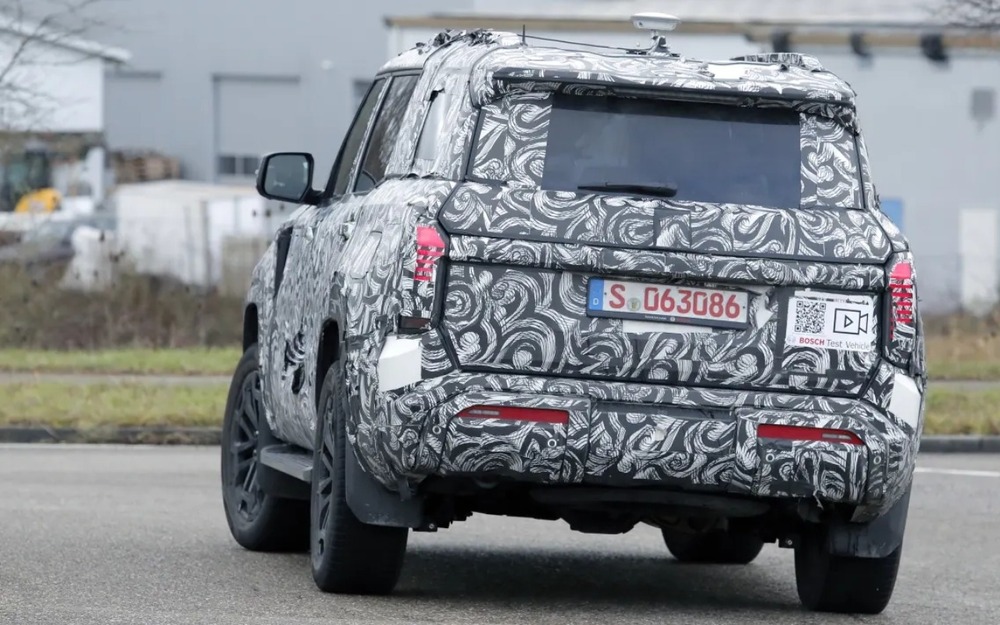 Mitsubishi Pajero на тестах