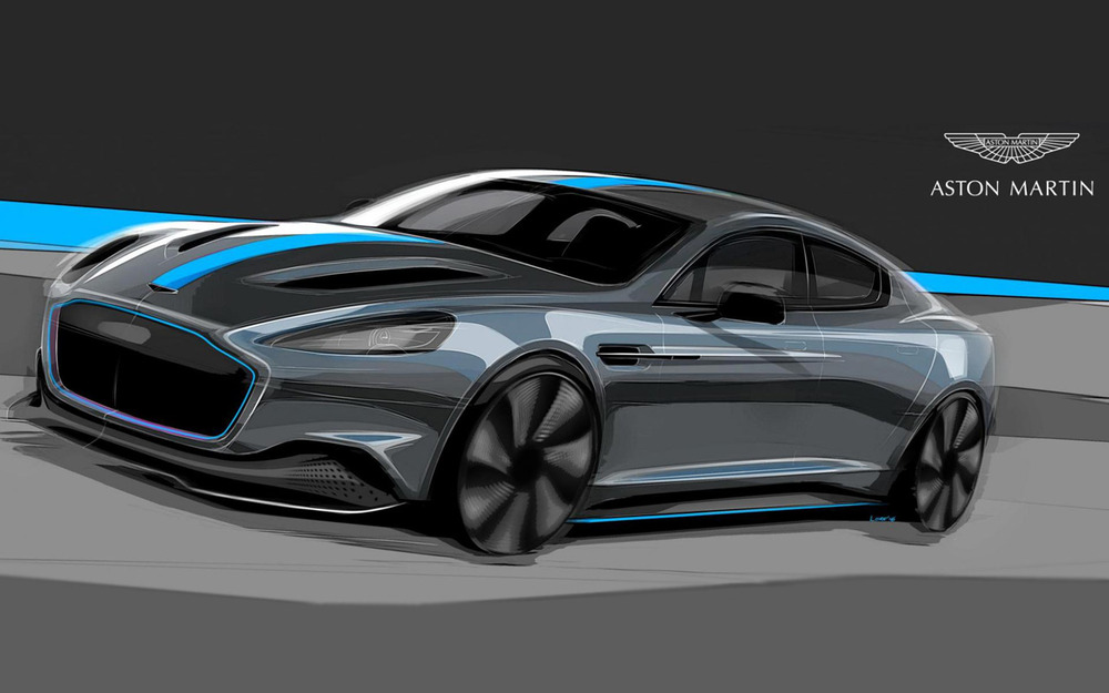 Эскиз Aston Martin Rapide E
