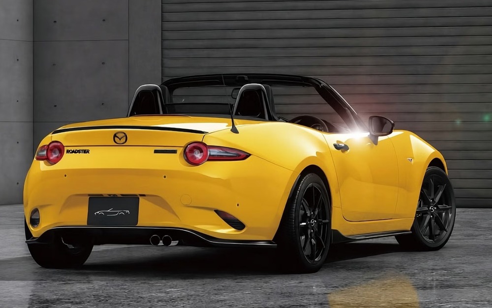 Mazda Roadster ND в цвете Sunflower Yellow