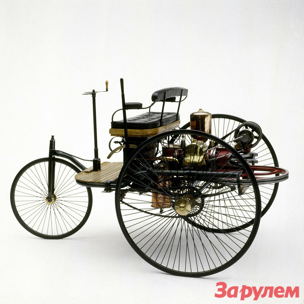 Benz Patent Motorwagen первой серии. Следом появится второй образец, мощностью уже 1,5 л.с., а третий образец 1888 года, мощностью до 3 л.с. будет построен серией в 25 машин