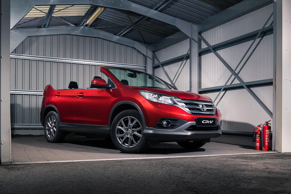 Honda превратила CR-V в неуправляемый кабриолет