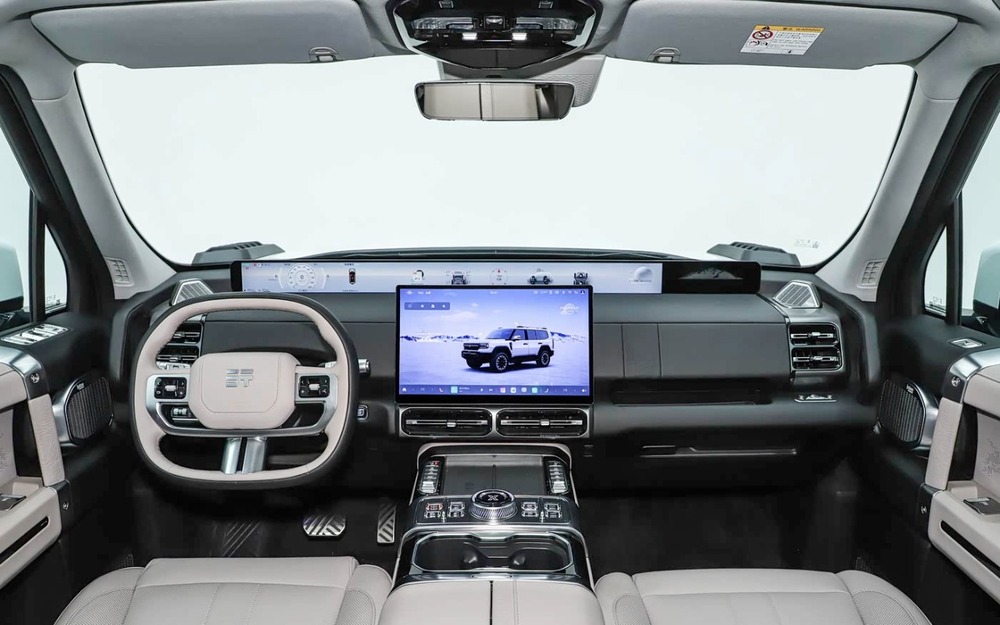 Интерьер Jetour G700 Dinghuo Ming Dysprosium Edition