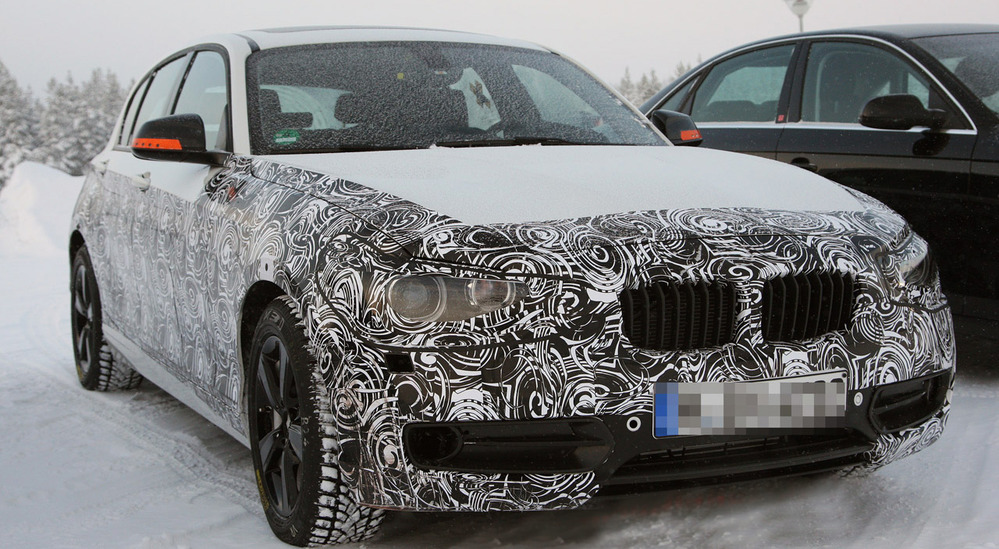 BMW 1 серии 2012 года поймали шпионы