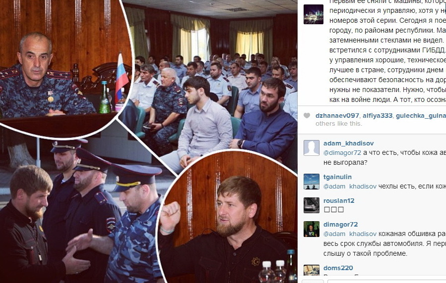 Рамзан Кадыров решил лично побороться с тонировкой