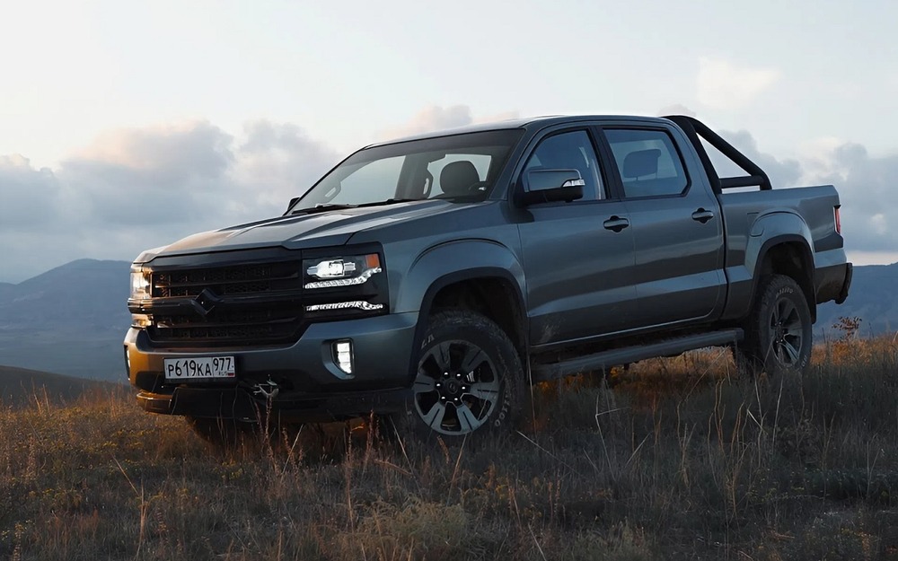 Новый крутой пикап в РФ - очень интересное устройство кузова!