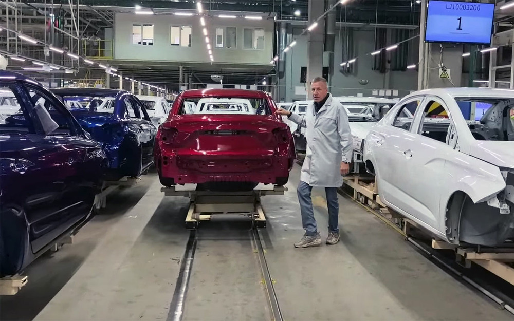 Новая Лада Искра - как ее собирают на бывшем заводе Nissan