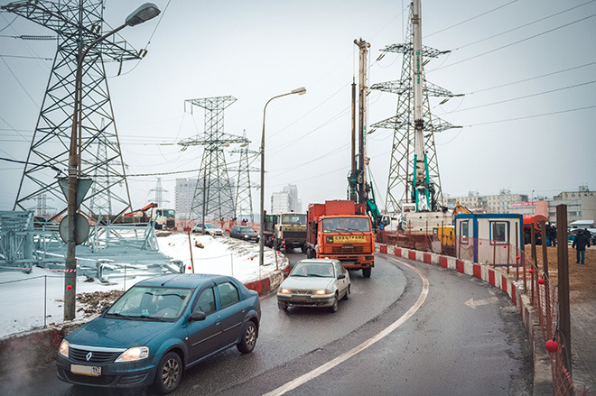 Кризис не повлиял на строительство дорог в Москве