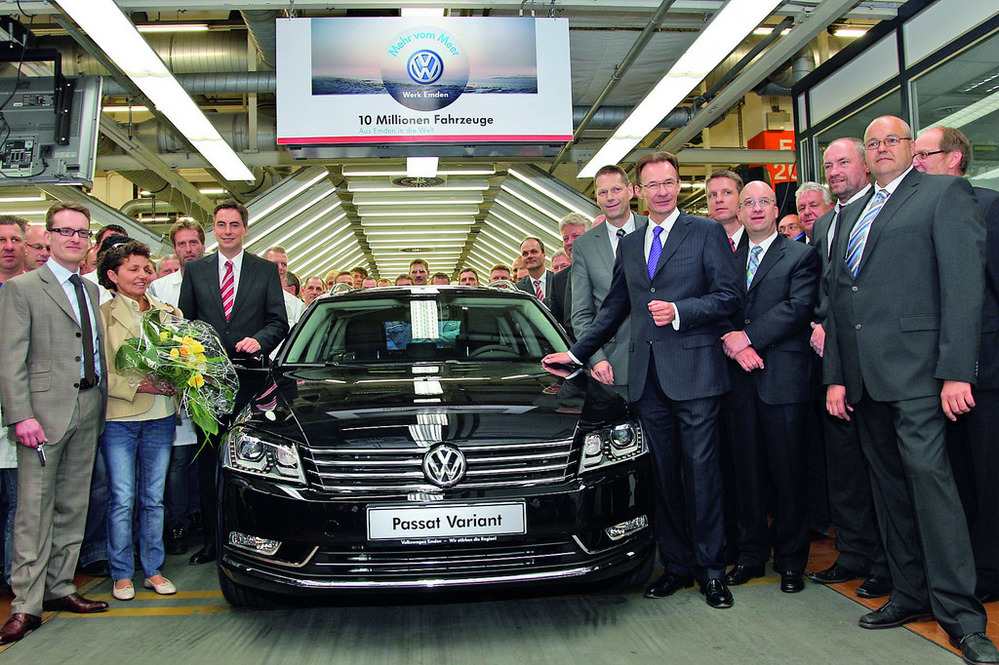 10-миллионный авто выпустил завод &quot;Пассатов&quot; VW
