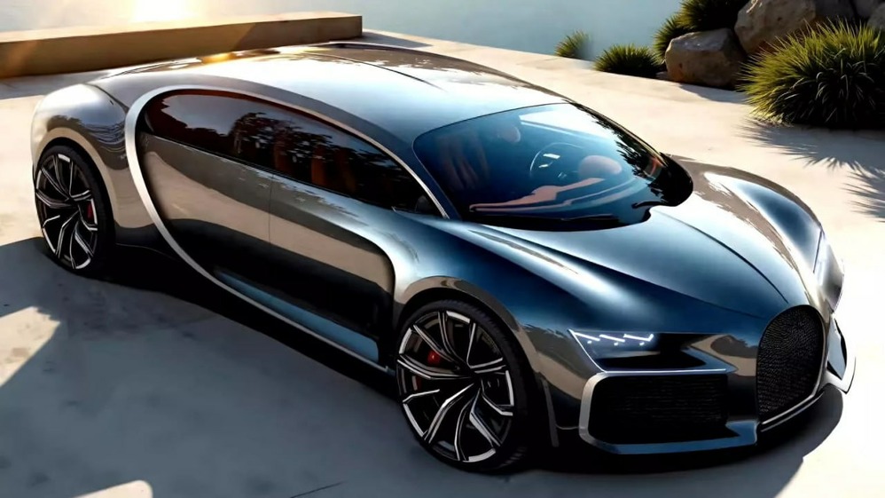 Рендер клона Bugatti Chiron от Dreame