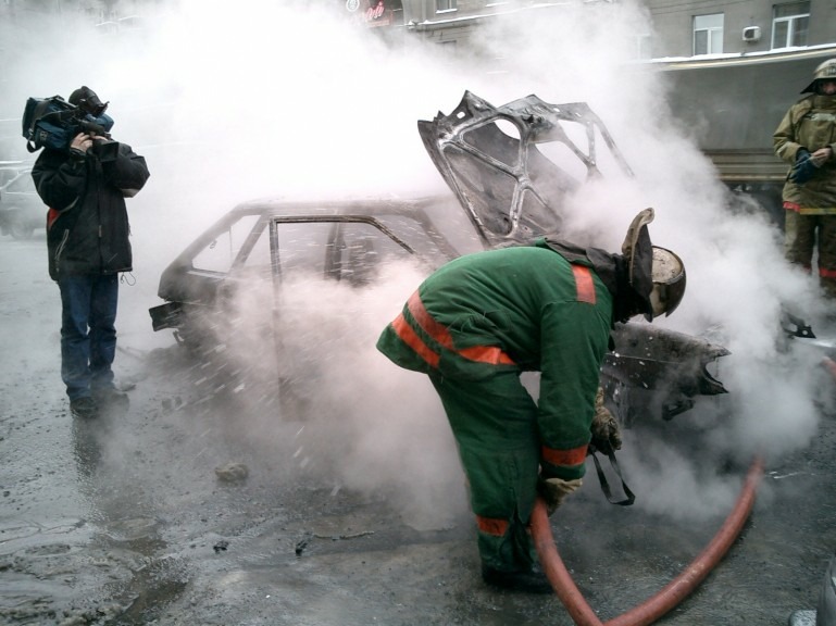 Задержан подозреваемый в поджоге автомобилей в Москве