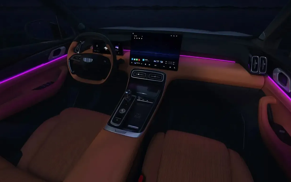 Интерьер Geely Boyue L (Atlas)
