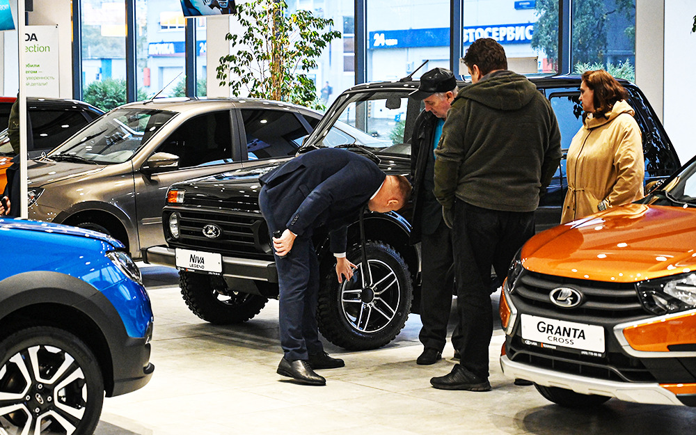 Российский авторынок за неделю вырос на 12%
